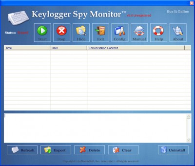 Keylogger Spy Monitor 2007 6.4.4 screenshot