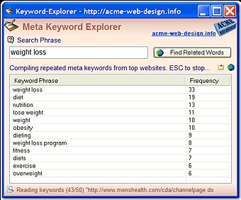 Keyword-Explorer 102.26a screenshot Keyword-Explorer 102.26a screenshot