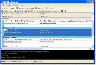 Kill The Spams 3.2 build screenshot Kill The Spams 3.2 build screenshot