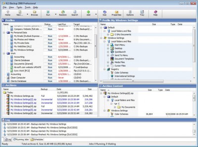 KLS Backup 2008 Professional 4.7.3.0 screenshot KLS Backup 2008 Professional 4.7.3.0 screenshot