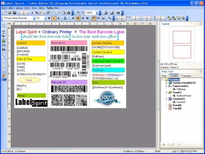 Label Spirit Professional (10-User) 4.0 screenshot
