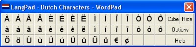 LangPad - Dutch Characters 1.1 screenshot LangPad - Dutch Characters 1.1 screenshot