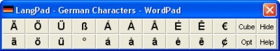LangPad - German Characters 1.1 screenshot