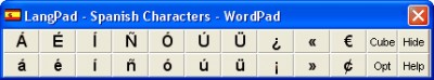 LangPad - Spanish Characters 1.1 screenshot