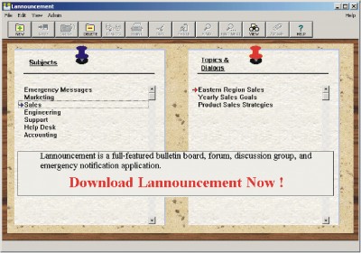 Lannouncement 2.0f screenshot Lannouncement 2.0f screenshot