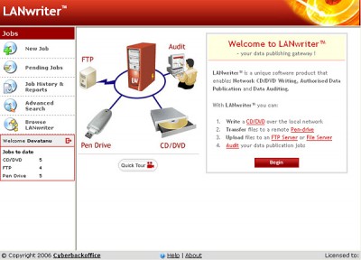 LANwriter 1.0 screenshot