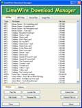 LimeWire Download Manager 3.0 screenshot