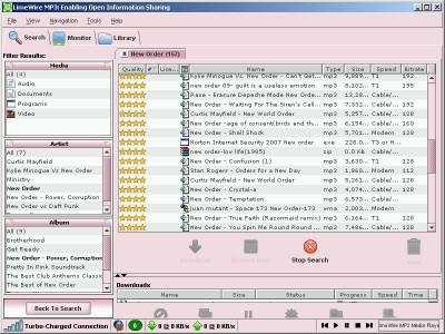 LimeWire MP3 2.4.6 screenshot LimeWire MP3 2.4.6 screenshot