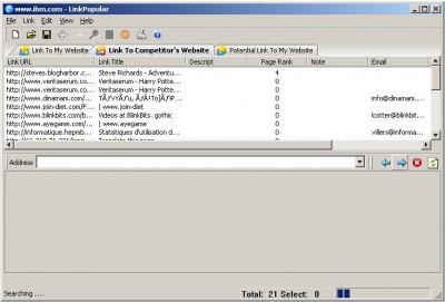 LinkPopular 2.5 screenshot LinkPopular 2.5 screenshot