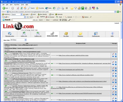 LinkXL 1.0a screenshot