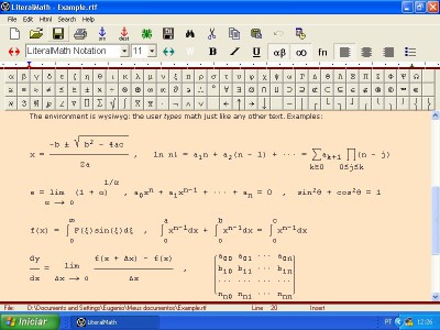 LiteralMath 2.4 screenshot