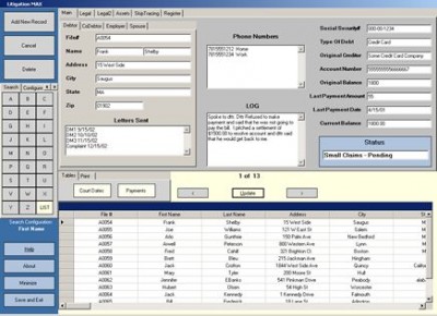 Litigation MAX 1.0 screenshot Litigation MAX 1.0 screenshot