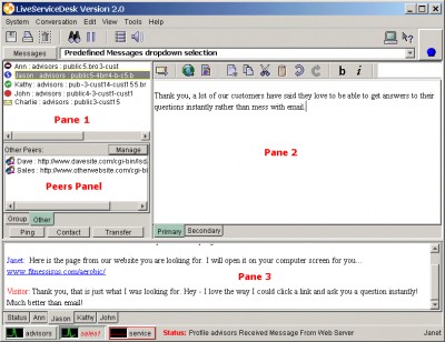 LiveServiceDesk 2.0 screenshot