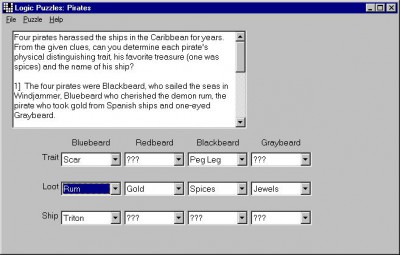 Logic Puzzles 1.0 screenshot Logic Puzzles 1.0 screenshot
