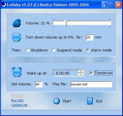 Lullaby 1.03 screenshot