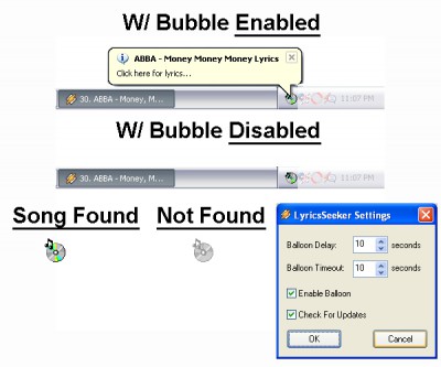 Lyrics Seeker Plug-Ins 2.1 screenshot Lyrics Seeker Plug-Ins 2.1 screenshot