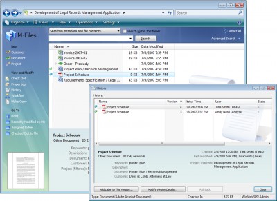 M-Files PRO Document Management Software 4.0 screenshot M-Files PRO Document Management Software 4.0 screenshot