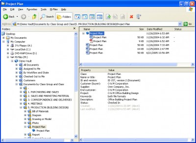 M-Files 3.0 screenshot M-Files 3.0 screenshot