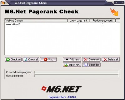 M6.Net PR Quick Check 1.00 screenshot M6.Net PR Quick Check 1.00 screenshot
