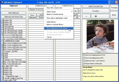 M8 Multi Clipboard 8.40 screenshot