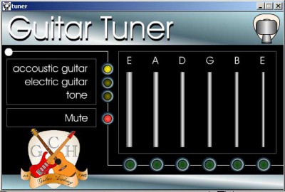 Mac OSX Guitar tuner 1.50 screenshot