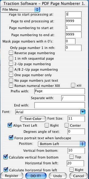 page numberer