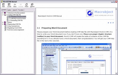 Macrobject Word-2-CHM Converter 3.2.0.339 screenshot Macrobject Word-2-CHM Converter 3.2.0.339 screenshot