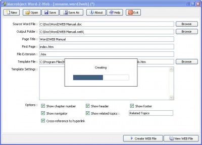 Macrobject Word-2-Web Converter 3.0.0.120 screenshot Macrobject Word-2-Web Converter 3.0.0.120 screenshot