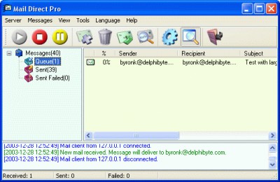 Mail Direct 2.3 screenshot Mail Direct 2.3 screenshot