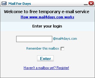 Mail for Days Desktop client 1.00 screenshot