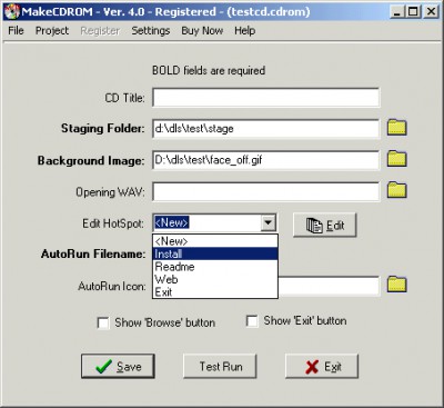 MakeCDROM 4.3 screenshot MakeCDROM 4.3 screenshot