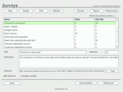 MakeSurvey 1.1 screenshot MakeSurvey 1.1 screenshot