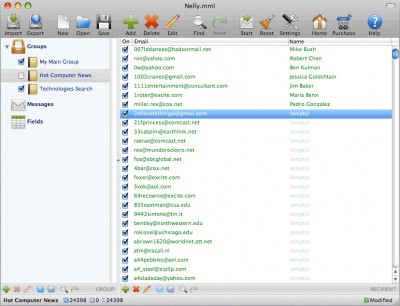 Mass Mailer for Mac 3.153 screenshot Mass Mailer for Mac 3.153 screenshot