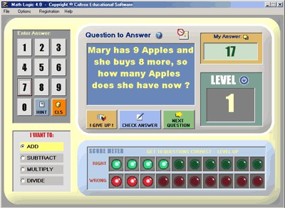 Math Logic 4.0 screenshot Math Logic 4.0 screenshot