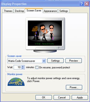 Matrix Code Screensaver 1.0 screenshot Matrix Code Screensaver 1.0 screenshot