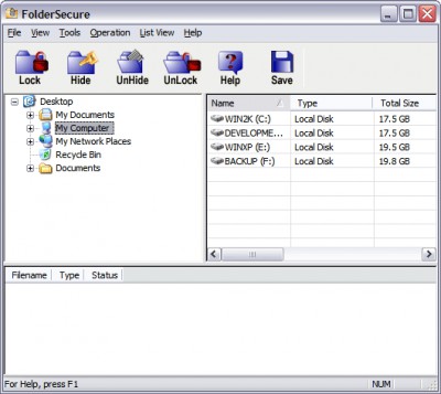 Max Folder Secure 1.0.0.2 screenshot Max Folder Secure 1.0.0.2 screenshot
