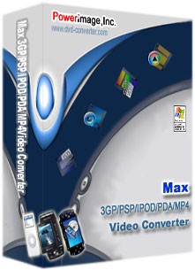 Max IPOD 3GP PSP PDA MP4 Video Converter 1.8.1.76 screenshot
