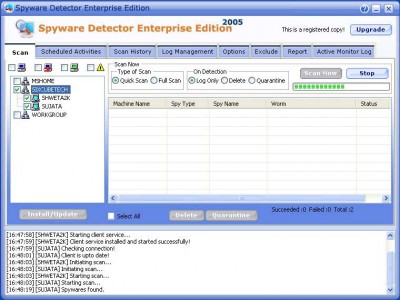 Max Secure Spyware Detector - Enterprise 2.7 screenshot