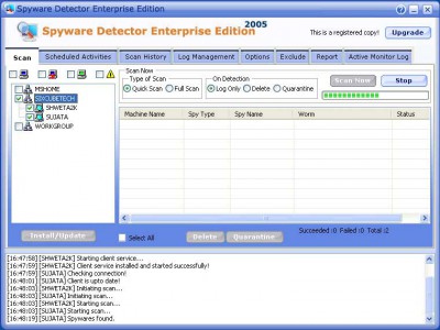 Max Secure Spyware Detector - Enterprise 2.7 screenshot