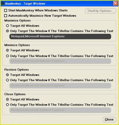 MaxMonkey 2.40 screenshot
