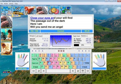 MaxType PRO Typing Tutor 2.8.13 screenshot MaxType PRO Typing Tutor 2.8.13 screenshot