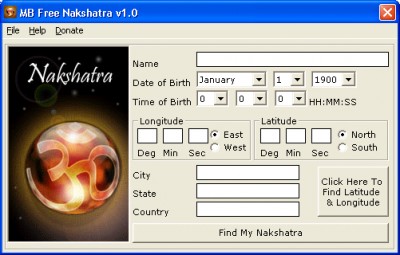 MB Free Nakshatra 1.30 screenshot MB Free Nakshatra 1.30 screenshot