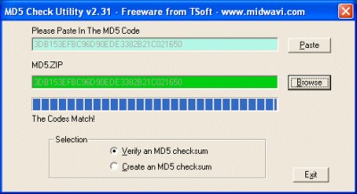 MD5 Checker 2.31 screenshot MD5 Checker 2.31 screenshot