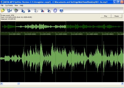 MEDA MP3 Splitter 2.1.3 screenshot