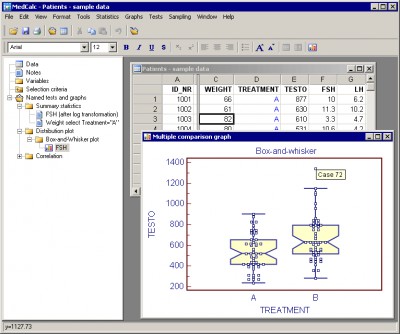 MedCalc Statistical Software 9.3.8.0 screenshot MedCalc Statistical Software 9.3.8.0 screenshot