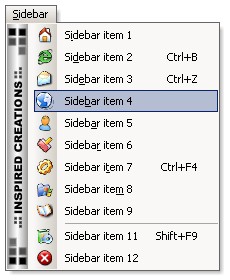 MenuEx ActiveX control 2.4 screenshot MenuEx ActiveX control 2.4 screenshot