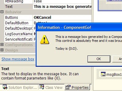 MessageBoxGo 1.0 screenshot MessageBoxGo 1.0 screenshot