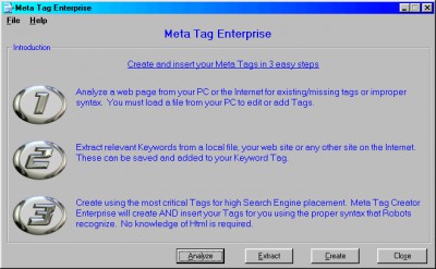 Meta Tag Enterprise 2.0 screenshot Meta Tag Enterprise 2.0 screenshot