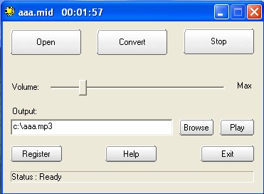 MIDI To MP3 Maker 3.1 screenshot MIDI To MP3 Maker 3.1 screenshot