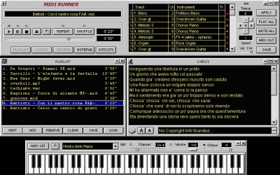 MidiRunner 1.39.0.3 screenshot